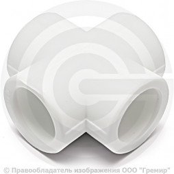 Крестовина PP-R переходная белая Дн 25-20 Pro Aqua