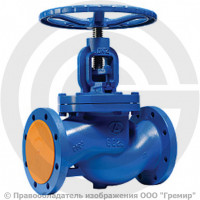 Клапан запорный чугунный фланцевый Ду-40 Ру-16 (Т<300°С) сильфонный KV31 Гранвент Клапан запорный чугунный фланцевый Ду-40 Ру-16 (Т<300°С) сильфонный KV31 Гранвент