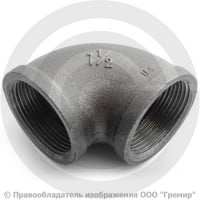 Угольник чугунный ВР (ВН) Ду 40 (1 1/2") Угольник чугунный ВР (ВН) Ду 40 (1 1/2")