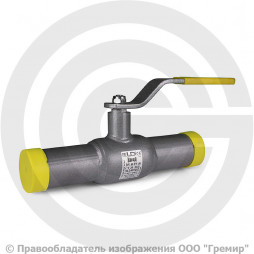 Кран стальной под приварку Ду-40 Ру-40 L=215мм полнопроходной LD КШ.Ц.П. 040.040.П/П