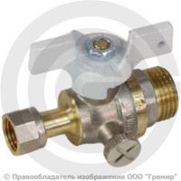 Кран трехходовой для манометра Ду-15 Ру-40 НР-Накидная гайка G1/2"-G1/4" Aquasfera 1125 Кран трехходовой для манометра Ду-15 Ру-40 НР-Накидная гайка G1/2"-G1/4" Aquasfera 1125