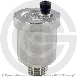 Воздухоотводчик автоматический латунный Ду-10 (3/8") Ру-10 НР (НАР) прямой OR 502