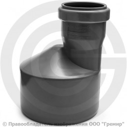 Переход PP-H эксцентрический серый Дн 40-32 б/нап в/к Ostendorf HT HTR