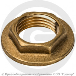 Контргайка латунная реборда ВР (ВН) Ду-15 (1/2")