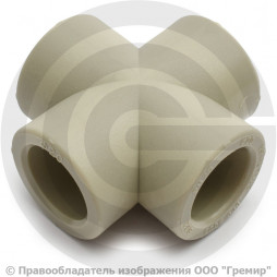Крестовина PP-R серая Дн 32 Pro Aqua