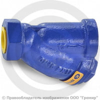 Фильтр сетчатый Y-образный чугунный Ду-10 (3/8") Ру-16 ВР (ВН) (Т<200°С) Zetkama 823A