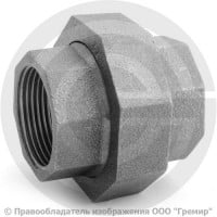 Американка прямая чугунная ВР (ВН) Ду 32 (1 1/4") Американка прямая чугунная ВР (ВН) Ду 32 (1 1/4")