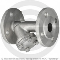 Фильтр сетчатый Y-образный нержавеющий фланцевый Ду-65 Ру-16 (Т<180°С) Benarmo Фильтр сетчатый Y-образный нержавеющий фланцевый Ду-65 Ру-16 (Т<180°С) Benarmo