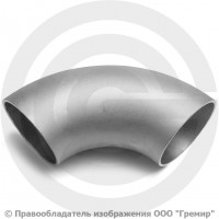 Отвод 114,3х2 (Ду-100) AISI 304 90 градусов EN 10253-3 Отвод 114,3х2 (Ду-100) AISI 304 90 градусов EN 10253-3