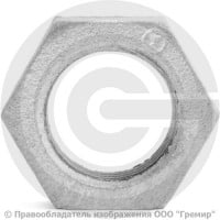 Контргайка чугунная оцинкованная ВР (ВН) Ду 25 (1") Контргайка чугунная оцинкованная ВР (ВН) Ду 25 (1")