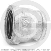 Муфта переходная чугунная оцинкованная ВР (ВН) Ду 32-25 (1 1/4"-1") Муфта переходная чугунная оцинкованная ВР (ВН) Ду 32-25 (1 1/4"-1")