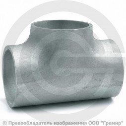 Тройник 377х10-325х8 (Ду 350-300) оцинкованный переходной ГОСТ 17376