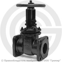 Задвижка чугунная фланцевая Ду-80 Ру-16 (Т<225°С) 30ч6бр ЛМЗ Задвижка чугунная фланцевая Ду-80 Ру-16 (Т<225°С) 30ч6бр ЛМЗ