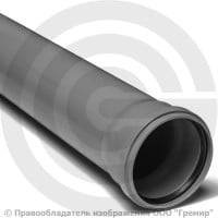 Труба PP-H канализационная серая Дн 110х2,7 безнапорная L=0,15м в/к VALFEX BASE Труба PP-H канализационная серая Дн 110х2,7 безнапорная L=0,15м в/к VALFEX BASE