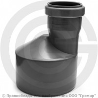 Переход PP-H эксцентрический серый Дн 110-50 б/нап в/к Ostendorf HT HTR Переход PP-H эксцентрический серый Дн 110-50 б/нап в/к Ostendorf HT HTR