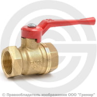 Кран латунный Ду-20 (3/4") Ру-40 ВР (ВН) муфтовый полнопроходной рычаг БАЗ 11б27п1 А30 Кран латунный Ду-20 (3/4") Ру-40 ВР (ВН) муфтовый полнопроходной рычаг БАЗ 11б27п1 А30