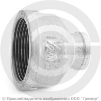 Муфта переходная чугунная оцинкованная ВР (ВН) Ду 40-15 (1 1/2"-1/2") Муфта переходная чугунная оцинкованная ВР (ВН) Ду 40-15 (1 1/2"-1/2")