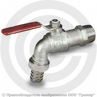 Кран латунный водоразборный Ду 1/2"-1/2"-15мм Ру-40 НР-Штуцер никель рычаг RTP (РосТурПласт) Кран латунный водоразборный Ду 1/2"-1/2"-15мм Ру-40 НР-Штуцер никель рычаг RTP (РосТурПласт)