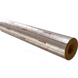 Цилиндр навивной минеральная вата 70/76 L=1м кашированный фольгой ROCKWOOL 100