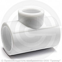 Тройник PP-R редукционный белый Дн 32-20-25 Pro Aqua Тройник PP-R редукционный белый Дн 32-20-25 Pro Aqua