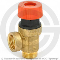 Клапан предохранительный латунный Ду-15 (1/2") НР-ВР (НАР-ВН) Рср=2.5бар (Т<120°С) Uni-Fitt Клапан предохранительный латунный Ду-15 (1/2") НР-ВР (НАР-ВН) Рср=2.5бар (Т<120°С) Uni-Fitt