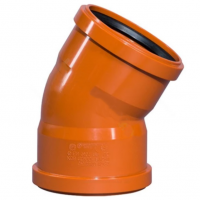 Отвод НПВХ (ПВХ) двухраструбный коричневый Дн 110 87гр б/нап радиальный в/к Ostendorf KGBD 2М SW Отвод НПВХ (ПВХ) двухраструбный коричневый Дн 110 87гр б/нап радиальный в/к Ostendorf KGBD 2М SW