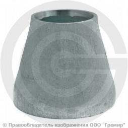 Переход 133х4-89х3,5 (Ду 125-80) оцинкованный концентрический ГОСТ 17378