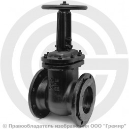Задвижка чугунная фланцевая Ду-250 Ру-10 (Т<225°С) 30ч6бр ЛМЗ