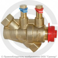 Клапан балансировочный автоматический латунный муфтовый Ду-40 Ру-25 ВР (ВН) Kvs=12.7м3/ч без ниппелей Dynamic Broen Клапан балансировочный автоматический латунный муфтовый Ду-40 Ру-25 ВР (ВН) Kvs=12.7м3/ч без ниппелей Dynamic Broen