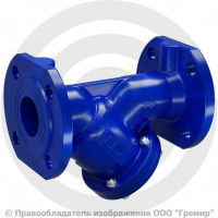 Фильтр магнитный сетчатый Y-образный чугунный фланцевый Ду-80 Ру-16 (Т<150°С) LD ФМФ.080.16 Фильтр магнитный сетчатый Y-образный чугунный фланцевый Ду-80 Ру-16 (Т<150°С) LD ФМФ.080.16