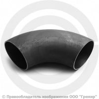 Отвод П90-159х4,5-Ст.20 (Ду-150) стальной (Ст.20) 90 градусов ГОСТ 17375 Отвод П90-159х4,5-Ст.20 (Ду-150) стальной (Ст.20) 90 градусов ГОСТ 17375