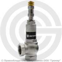 Клапан предохранительный пружинный латунный Ду 25-25 ВР (ВН) Рн=1...16бар Benarmo