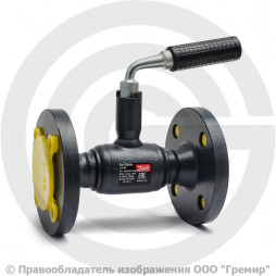 Кран стальной фланцевый Ду-40 Ру-40 L=200мм Ридан Jip-R Premium FF