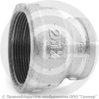 Муфта переходная чугунная оцинкованная ВР (ВН) Ду 50-32 (2"-1 1/4") Муфта переходная чугунная оцинкованная ВР (ВН) Ду 50-32 (2"-1 1/4")