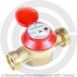 Счётчик крыльчатый одноструйный Ду-40 Ру-16 (Т<90°С) L=200мм В/К ОСВУ Декаст