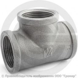 Тройник чугунный ВР (ВН) Ду 32 (1 1/4")