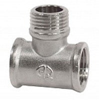 Тройник латунный ВР-НР-ВР (ВН-НАР-ВН) Ду-20 (3/4") никель SantechSystems Тройник латунный ВР-НР-ВР (ВН-НАР-ВН) Ду-20 (3/4") никель SantechSystems