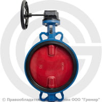 Затвор дисковый поворотный межфланцевый с редуктором Ду-300 Ру-16 EPDM с чугунным диском Tecofi VPI4448-08 Затвор дисковый поворотный межфланцевый с редуктором Ду-300 Ру-16 EPDM с чугунным диском Tecofi VPI4448-08