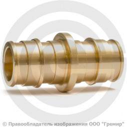Муфта латунная для PE-X труб Дн 20 GX102 Giacomini