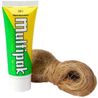 Набор для уплотнения резьбы №3 лен Unigarn 13гр + паста Multipak 20гр газ Unipak Набор для уплотнения резьбы №3 лен Unigarn 13гр + паста Multipak 20гр газ Unipak