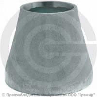 Переход 219х6-114х4 (Ду 200-100) оцинкованный концентрический ГОСТ 17378