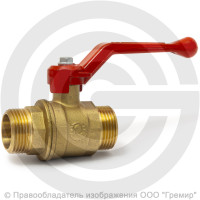 Кран латунный Ду-20 (3/4") Ру-40 НР (НАР) рычаг VALFEX 11Б27фт1М Кран латунный Ду-20 (3/4") Ру-40 НР (НАР) рычаг VALFEX 11Б27фт1М
