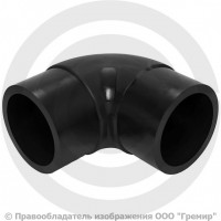 Отвод ПЭ100 спигот Дн 75 90гр Ру-16 SDR11 Отвод ПЭ100 спигот Дн 75 90гр Ру-16 SDR11