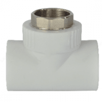 Тройник PP-R комбинированный под ключ белый ВР (ВН) Дн 50-1 1/2" RTP (РосТурПласт) Тройник PP-R комбинированный под ключ белый ВР (ВН) Дн 50-1 1/2" RTP (РосТурПласт)