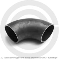 Отвод 108х3,5 (Ду-100) стальной (Ст.20) 90 градусов шовный Отвод 108х3,5 (Ду-100) стальной (Ст.20) 90 градусов шовный