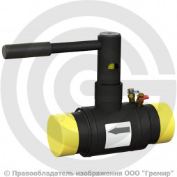 Клапан балансировочный ручной стальной фланцевый Ду-100 Ру-16 Kvs=116.22м3/ч с измерительными ниппелями Venturi FODRV Broen