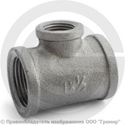 Тройник переходной чугунный ВР (ВН) Ду 25-15 (1"-1/2")