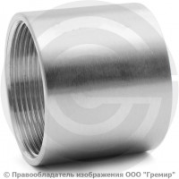Муфта нержавеющая AISI 304 равнопроходная Ду-80 (3") Муфта нержавеющая AISI 304 равнопроходная Ду-80 (3")