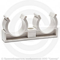 Опора PP-R двойная белая Дн 32 RTP (РосТурПласт) Опора PP-R двойная белая Дн 32 RTP (РосТурПласт)