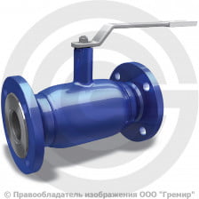 Кран стальной фланцевый Ду-80 Ру-16 L=320мм полнопроходной LD КШ.Ц.Ф. Energy 080.016.П/П